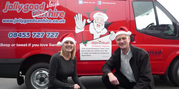 Jolly Santa Van