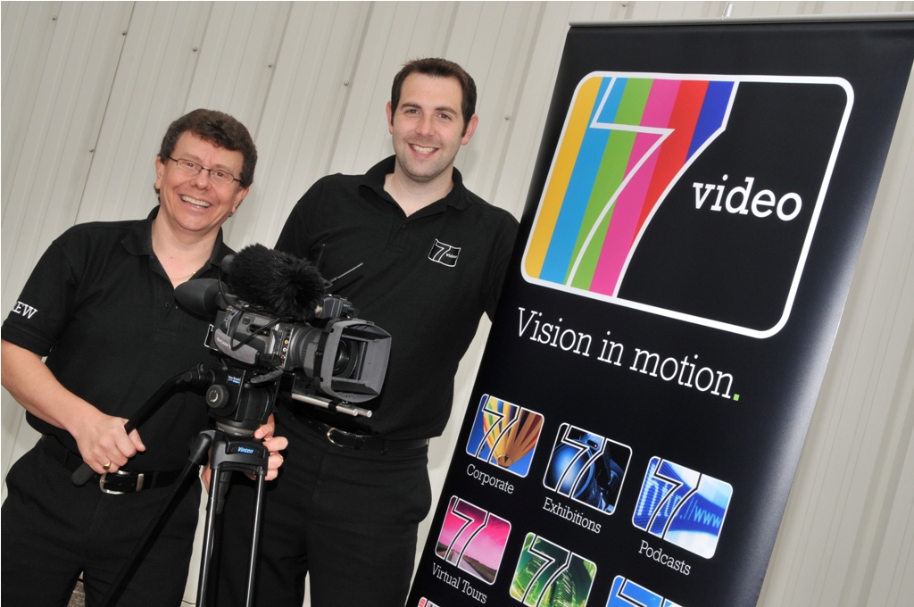 Martyn Harris (left) and Peter Sims of Shrewsbury-based 7Video