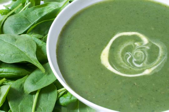 Spinach soup