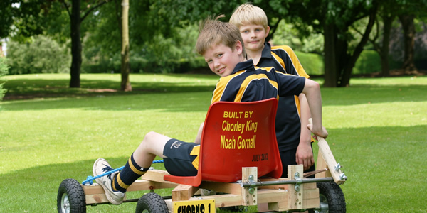 Noah Gornall (left) and ChorleyKIng