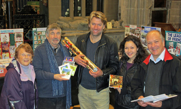 Cadfael cast at Card Shop