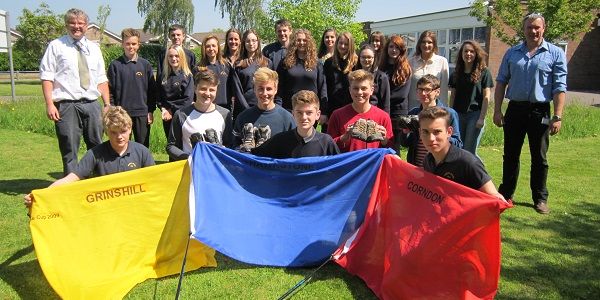 A team of staff and students from Thomas Adams take on charity challenge