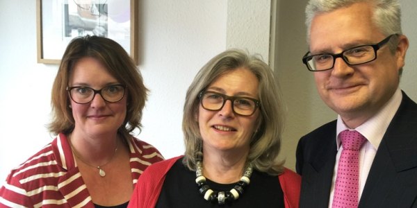 Rachael Hughes, Penny Chambers and Mike Surzyn