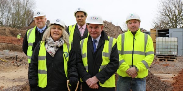 Severnside Housing Brook Close, Condover start on site - Feb 2016 - resized for web