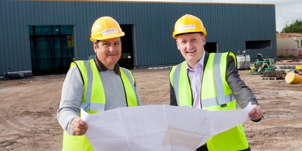 Dave Fletcher, Site Manager with James West, Head of Property