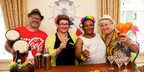 Paul Ratcliffe, Sarah Compton, Lydia Tyanase and Alison Hearle, Morris Care