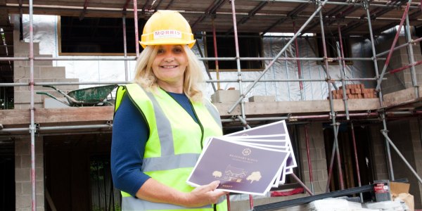 Philippa Bason, Sales and Marketing Coordinator for Morris Homes