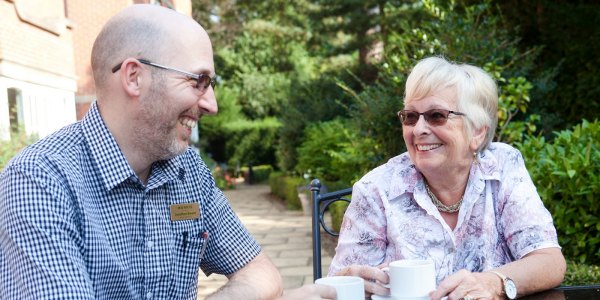 Jonathan Breese, Home Manager with Christine Platt