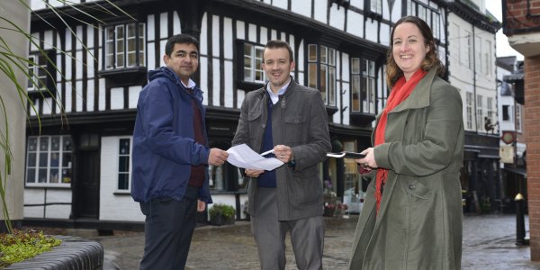 architects prepare for Shrewsbury event