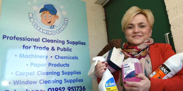 Miss Nikki McCreadie of MR Cleaning Supplies