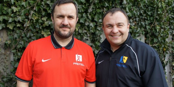 From left, Matt Burton and John Rhodes of PROTEL