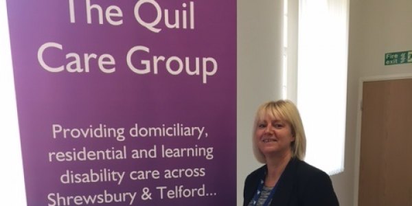 Jacqui Houlston, new manager of Quil Care Group, Shrewsbury