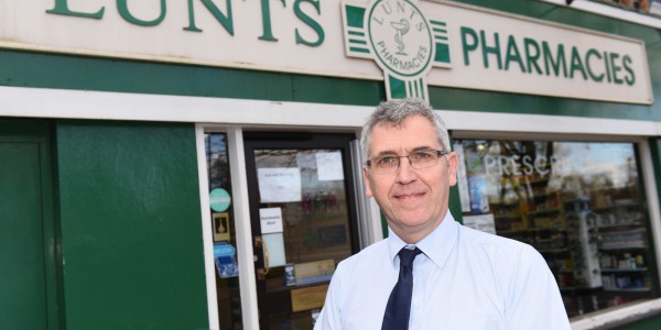 Ian Swindell of Lunts Pharmacies says Christmas falling on a Monday means there is even less time to sort medication