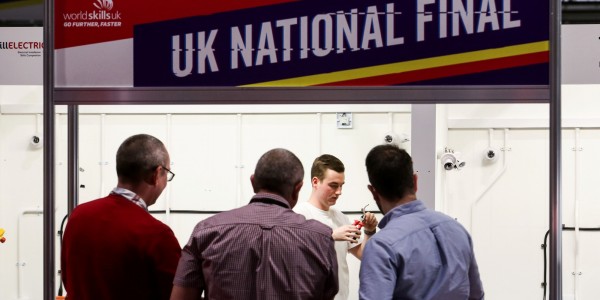Marc Marshall at WorldSkills UK