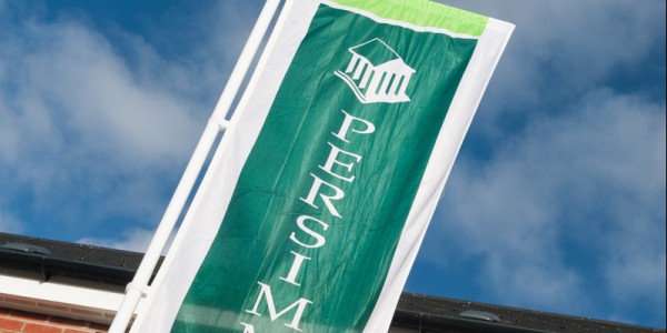 Persimmon Homes flag - portrait