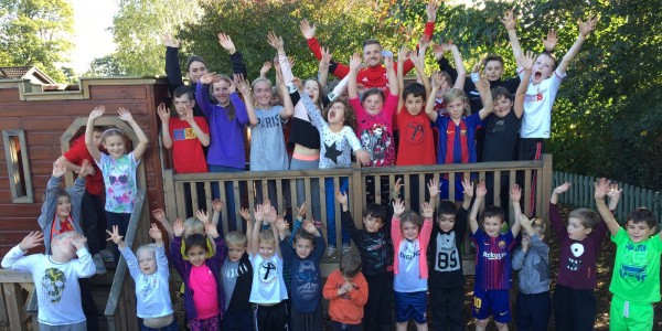 Youngsters enjoying themselves at a Crossbar holiday club