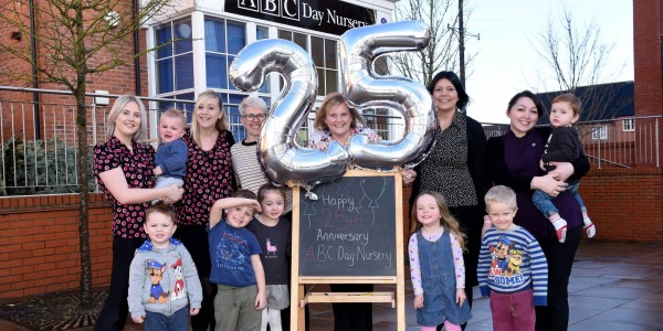 Staff at ABC Day Nursery in Telford are celebrating 25 years in business