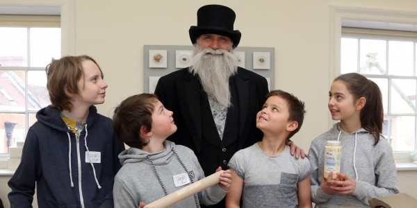 Byron Caine (11), Dexter Caine (8), Tom Getty (10) and Sophie Getty (12)
