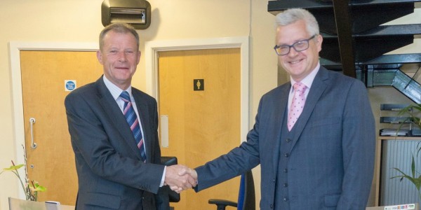 Bill Jarvis, Consultant, with Mike Surzyn, Managing Partner of PCB Solicitors