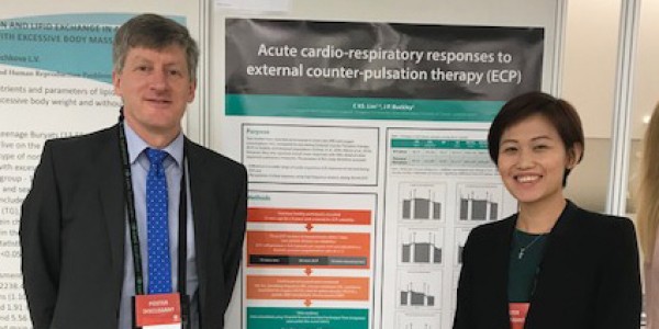 Professor John Buckley and Cindy Lim