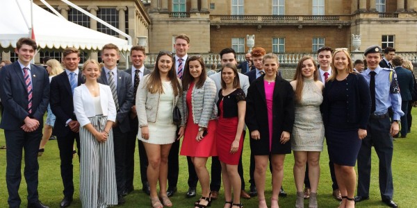 Students from Ellesmere College were presented with DUke of Edinburgh awards at Buckingham Palace