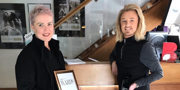 Nicky Marcar and Jack Trafane from salon Ten