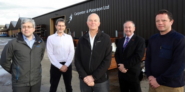 L-R James Bebbington, Kevin Edwards, Ian Carswell, Colin Silk and Dylan Parker - Copy