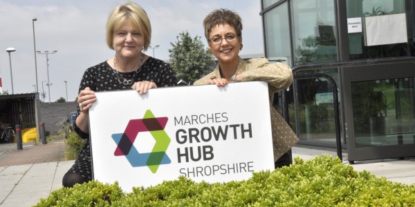Anna Sadler and Emma Chapman from Marches Growth Hub Shropshire