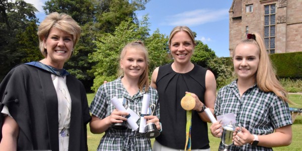 Olympic hockey champion Kate-Richardson Walsh is special guest at Adcote School Speech Day