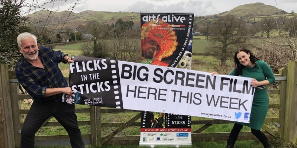 Ian Kerry from Arts Alive and Beth Heath from Shropshire Festivals