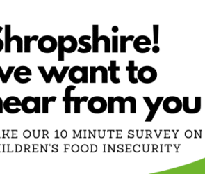 shropshire survey children food insecurity research food poverty alliance