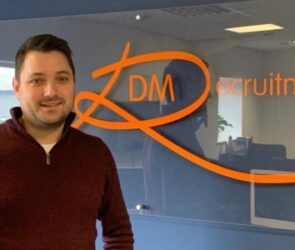 Stuart Danks using the new DM Recruitment app