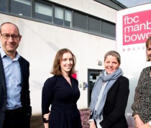 FBC Manby Bowdler Managing Director Neil Lloyd with associates Kate Rowley, Anna Russell & Sam Roberts