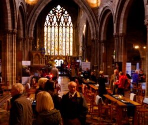 St Mary's Church for Peakes travel event last year
