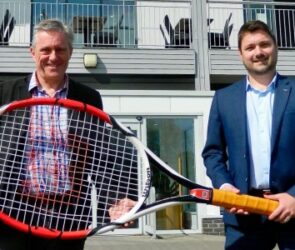 Dave Courteen with Stuart Danks at The Shrewsbury Club