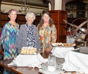 Sue Burnell, Jackie Crick and Jacky Burnell at the Wisteria Gathering in Shrewsbury