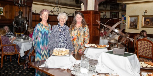 Sue Burnell, Jackie Crick and Jacky Burnell at the Wisteria Gathering in Shrewsbury