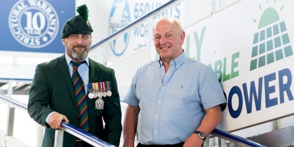 Graham Corfield Veteran Stephen part of Aviramp team helping commemorate D-Day heroes ...