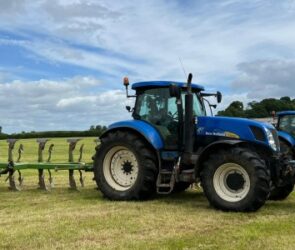 See farm machinery up close